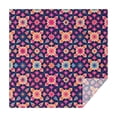 thumbnail image 1 of Square Tablecloth 60x60 Inch – Waterproof Polyester Printed Table Cover, Wrinkle Resistant & Washable for Kitchen Dining Picnic Party Decor, Single-v4-13, White, 1 of 6