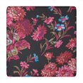 thumbnail image 1 of Square Tablecloth with Elastic Edges 34 * 34 Inch Pioneer Waterproof Red Flower Beautiful-01 Table Cover Washable Indoor and Outdoor for Party Kitchen Dinner Banquet Patio Picnic, 1 of 6