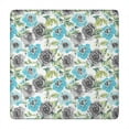thumbnail image 1 of Square Tablecloth with Elastic Edges 34 * 34 Inch Pioneer Waterproof Rose Floral Pattern Table Cover Washable Indoor and Outdoor for Party Kitchen Dinner Banquet Patio Picnic, 1 of 6