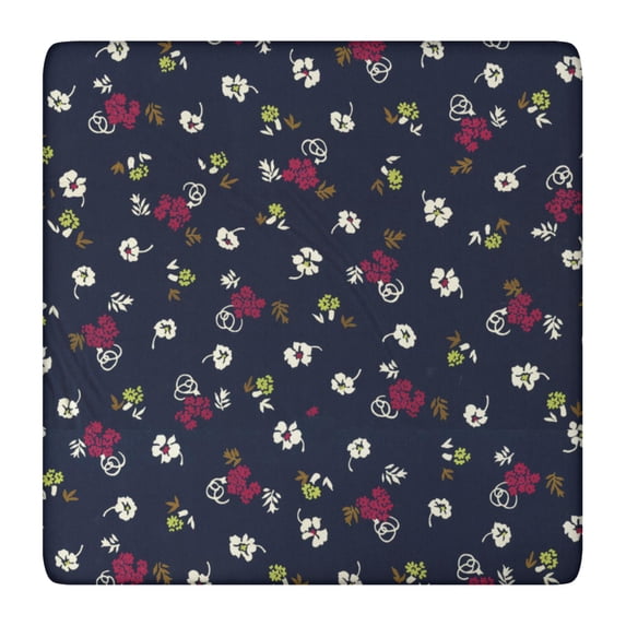 Square Tablecloth with Elastic Edges 36 * 36 Inch Pioneer Waterproof Beautiful Flower Table Cover Washable Indoor and Outdoor for Party Kitchen Dinner Banquet Patio Picnic
