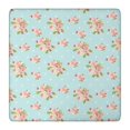 thumbnail image 1 of Square Tablecloth with Elastic Edges 36 * 36 Inch Pioneer Waterproof Small Roses Table Cover Washable Indoor and Outdoor for Party Kitchen Dinner Banquet Patio Picnic, 1 of 6