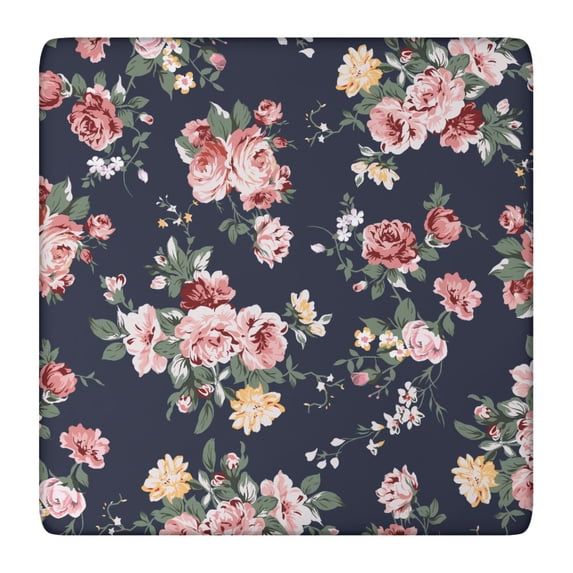 Square Tablecloth with Elastic Edges 36 * 36 Inch Waterproof Pioneer Table Cover Washable Indoor and Outdoor for Party Kitchen Dinner Banquet Patio Picnic