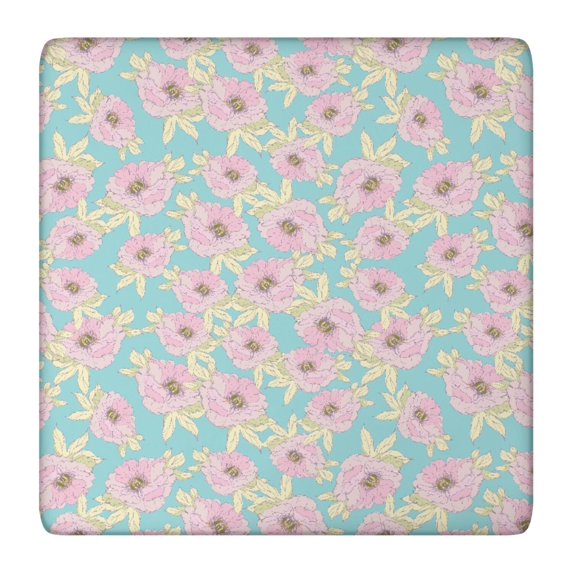 Square Tablecloth with Elastic Edges 36 * 36 Inch Waterproof Pioneer Table Cover Washable Indoor and Outdoor for Party Kitchen Dinner Banquet Patio Picnic