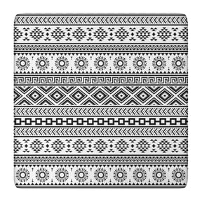 Square Tablecloth Nordic Style Bohemian Floral Artistic room decor Elastic Fitted, Waterproof and Backed Tablecloth for Holiday Gatherings