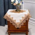 thumbnail image 1 of Square Tablecloth, Small Table Cloth, Coffee Table Cover, Bedside Table Cover Home Bedside Nightstand Tabletop Decoration, 1 of 2