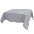 thumbnail image 1 of Square Tablecloth Stain Resistant PolYester Table Cover 55" x 55" Gray, 1 of 8