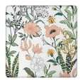 thumbnail image 1 of Square Tablecloth Watercolor Wildflower and Hummingbird Design, Waterproof Elastic Fitted Table Cover for Outdoor Rustic Use, 1 of 6