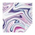 thumbnail image 1 of Square Tablecloth, Waterproof Polyester Table Cover, Wrinkle Resistant & Washable Fabric for Dining, Kitchen, Picnic, 42x42in(107x107cm), Liquid & Marble Print, 1 of 6