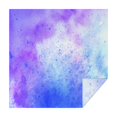 thumbnail image 1 of Square Tablecloth, Waterproof Polyester Table Cover, Wrinkle Resistant & Washable Fabric for Dining, Kitchen, Picnic, 42x42in(107x107cm), Mystical Liquid Galaxy Design, 1 of 6
