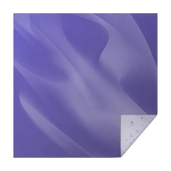 Square Tablecloth, Waterproof Polyester Table Cover, Wrinkle Resistant & Washable Fabric for Dining, Kitchen, Picnic, 42x42in(107x107cm), Mystical Liquid Galaxy Design