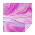 thumbnail image 1 of Square Tablecloth, Waterproof Polyester Table Cover, Wrinkle Resistant & Washable Fabric for Dining, Kitchen, Picnic, 52x52in(132x132cm), Liquid & Marble Print, 1 of 6