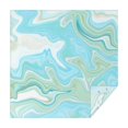 thumbnail image 1 of Square Tablecloth, Waterproof Polyester Table Cover, Wrinkle Resistant & Washable Fabric for Dining, Kitchen, Picnic, 60x60in(152x152cm), Liquid & Marble Print, 1 of 6