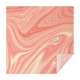 thumbnail image 1 of Square Tablecloth, Waterproof Polyester Table Cover, Wrinkle Resistant & Washable Fabric for Dining, Kitchen, Picnic, 60x60in(152x152cm), Liquid & Marble Print, 1 of 6