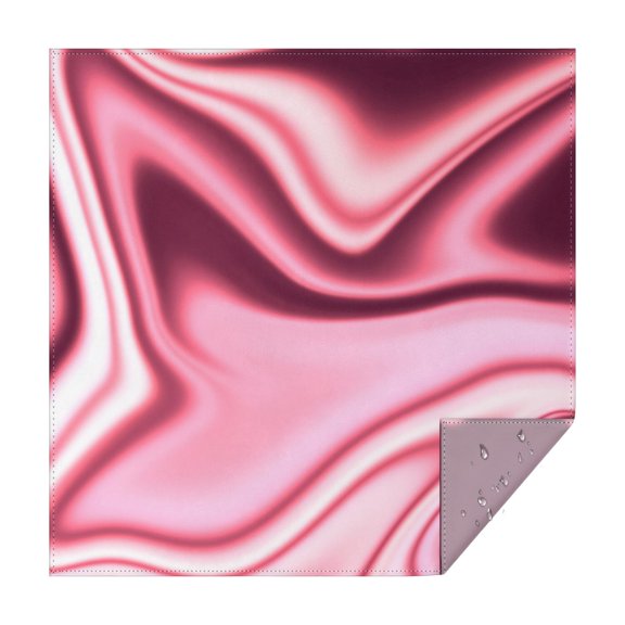 Square Tablecloth, Waterproof Polyester Table Cover, Wrinkle Resistant & Washable Fabric for Dining, Kitchen, Picnic, 60x60in(152x152cm), Mystical Liquid Galaxy Design