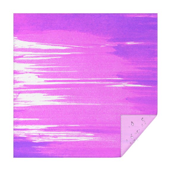 Square Tablecloth, Waterproof Polyester Table Cover, Wrinkle Resistant & Washable Fabric for Dining, Kitchen, Picnic, 60x60in(152x152cm), Mystical Liquid Galaxy Design