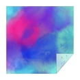 thumbnail image 1 of Square Tablecloth, Waterproof Polyester Table Cover, Wrinkle Resistant & Washable Fabric for Dining, Kitchen, Picnic, 60x60in(152x152cm), Mystical Liquid Galaxy Design, 1 of 6