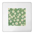 thumbnail image 1 of Square Tablecloth Waterproof with Boho Wildflower Daisy Pattern, Elastic Edge Back for Rustic Kitchen Patio Picnic, 1 of 6