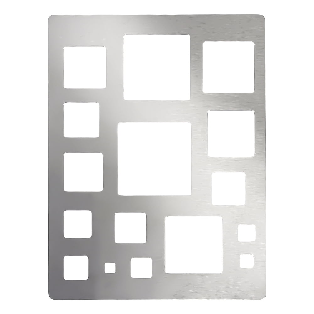 Square Template 304 Stainless Steel Drafting Stencil Metal Stencil