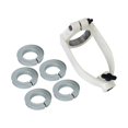 thumbnail image 1 of Square Tenon Machine Converter 65mm Drill Press Mortising Attachment for logs white, 1 of 8