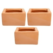 Terracotta Flower Pot Planter Boxes for Outdoor Use, Decorative Bowls and Garden Containers