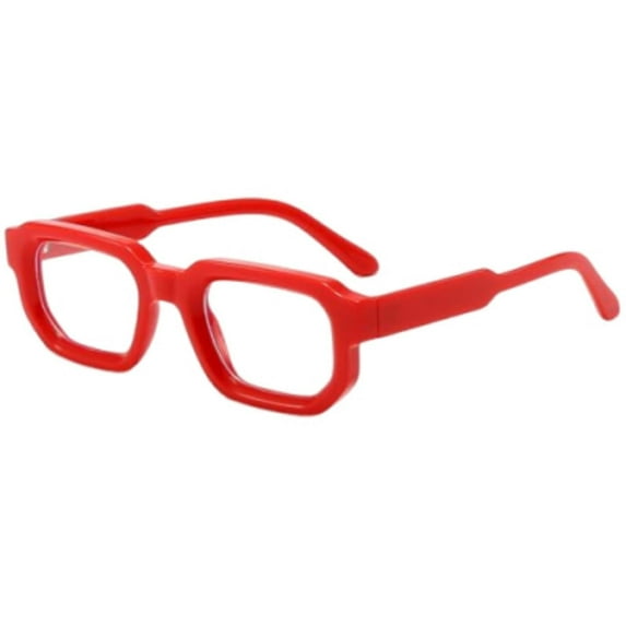 Square Thick Glasses Retro Rectangular Blue Light Glasses for Eye Protection Daily Use