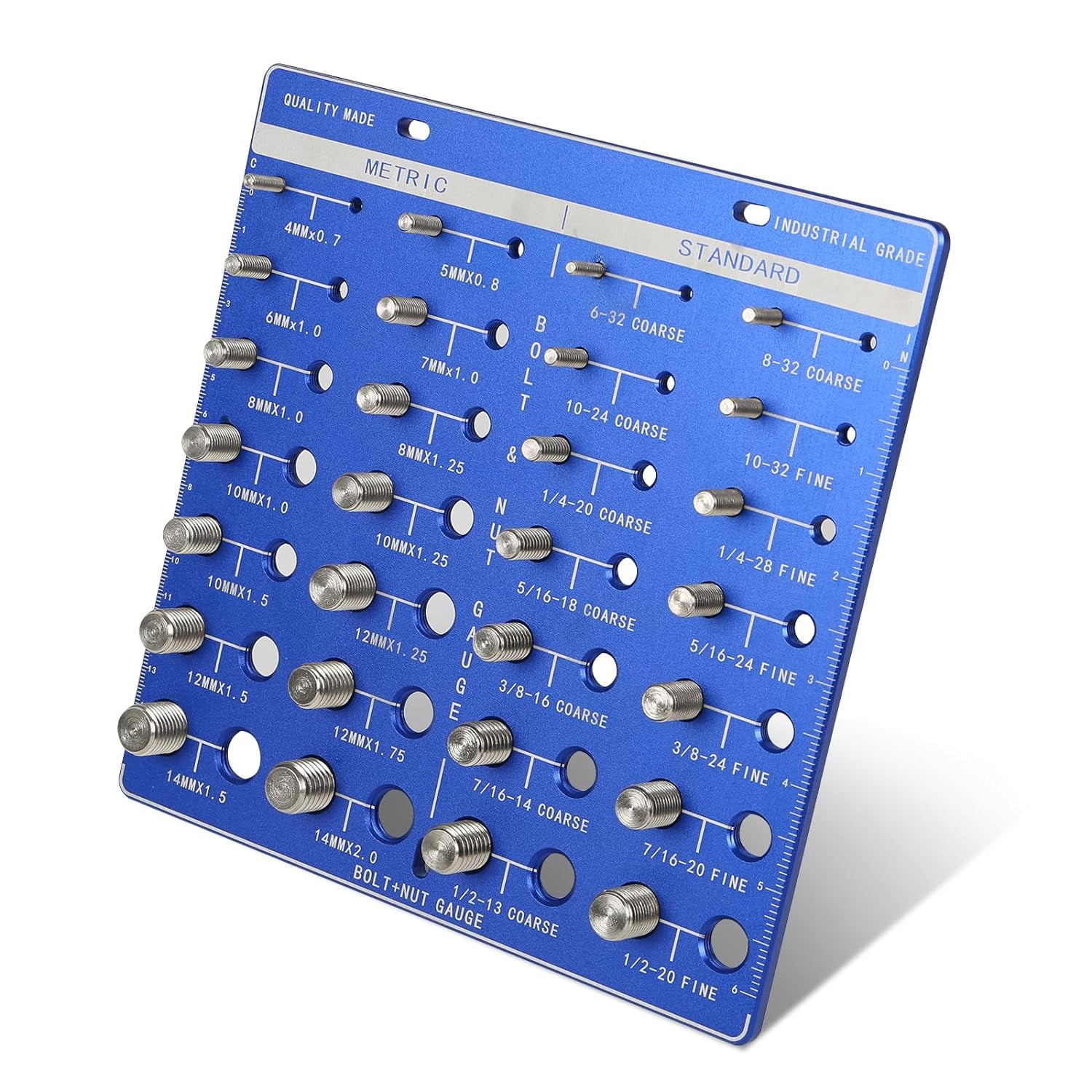 Square Thread Checker, Nut and Bolt Thread Checker, Bolt Size and