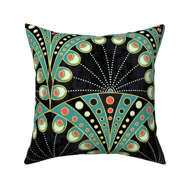 Art deco pillow clearance covers