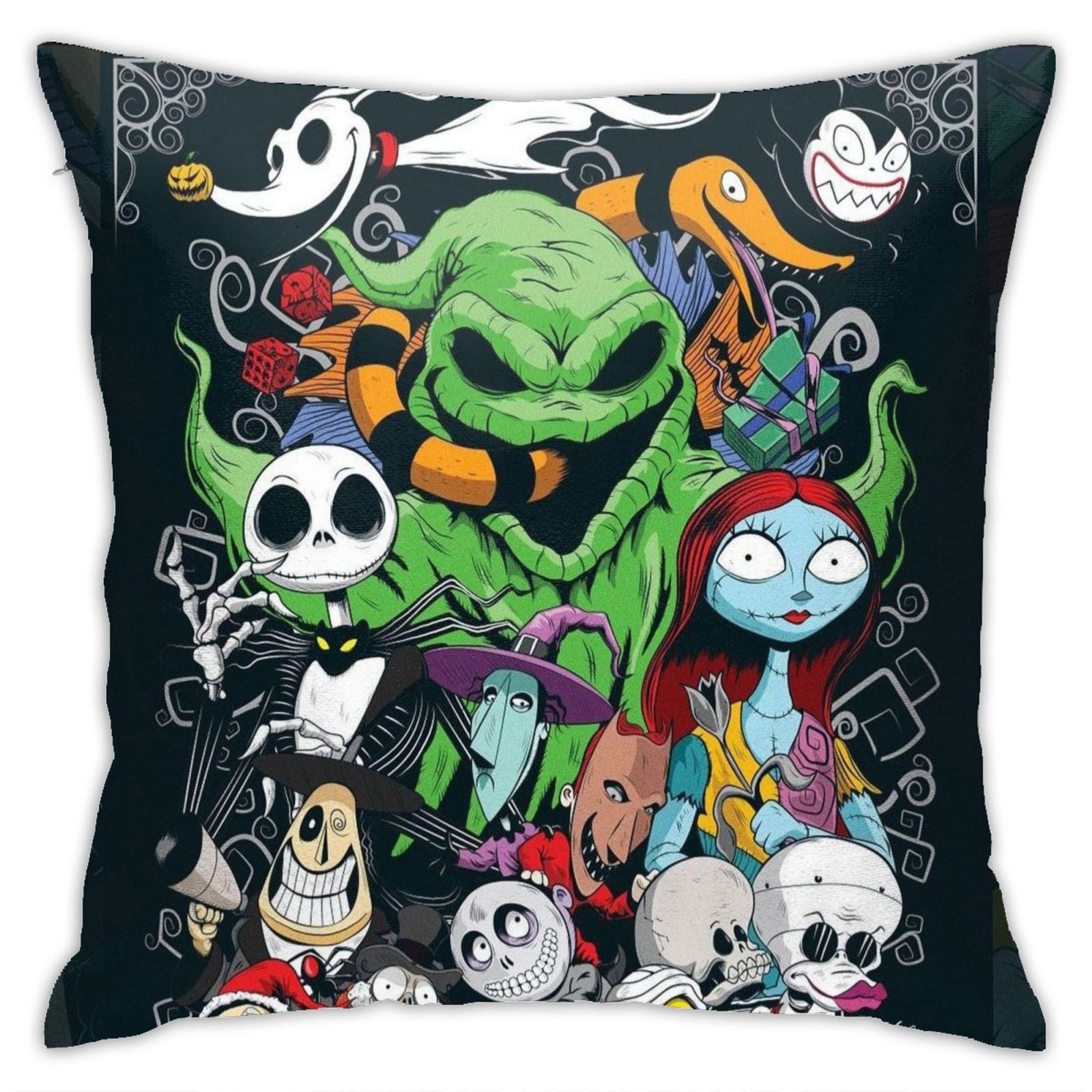 キャラクター Nightmare Before Christmas Pillow Case Amazon.com: Jay Franco Disney Nightmare Before Christmas