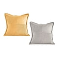 thumbnail image 1 of Square Throw Pillow Covers Corduroy Square Throw Pillow Cases Soft Zipper Pillowcase Household Decoration for Bedroom, 1 of 6