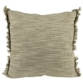 thumbnail image 1 of Northlight Square Throw Pillow with Fringe - 15" - Sage Green, 1 of 5