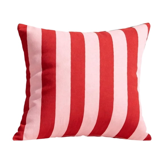 Square Throw Pillows Cover 17.7x17.7Inch,for Home, Sofa, Bedroom, Living Room,Beach-Bound Stripe