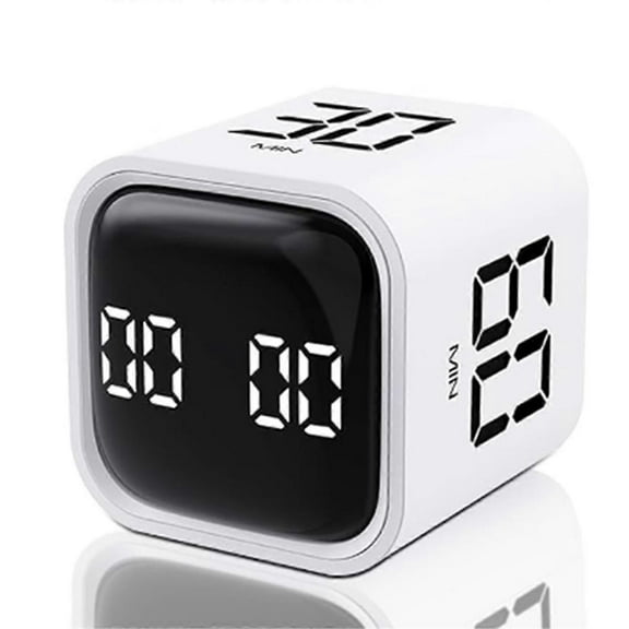 Square Timer,Rotation Timer,5/10/30/60 Minutes and Custom Countdown,Productivity Timer,For Tasks,Wo