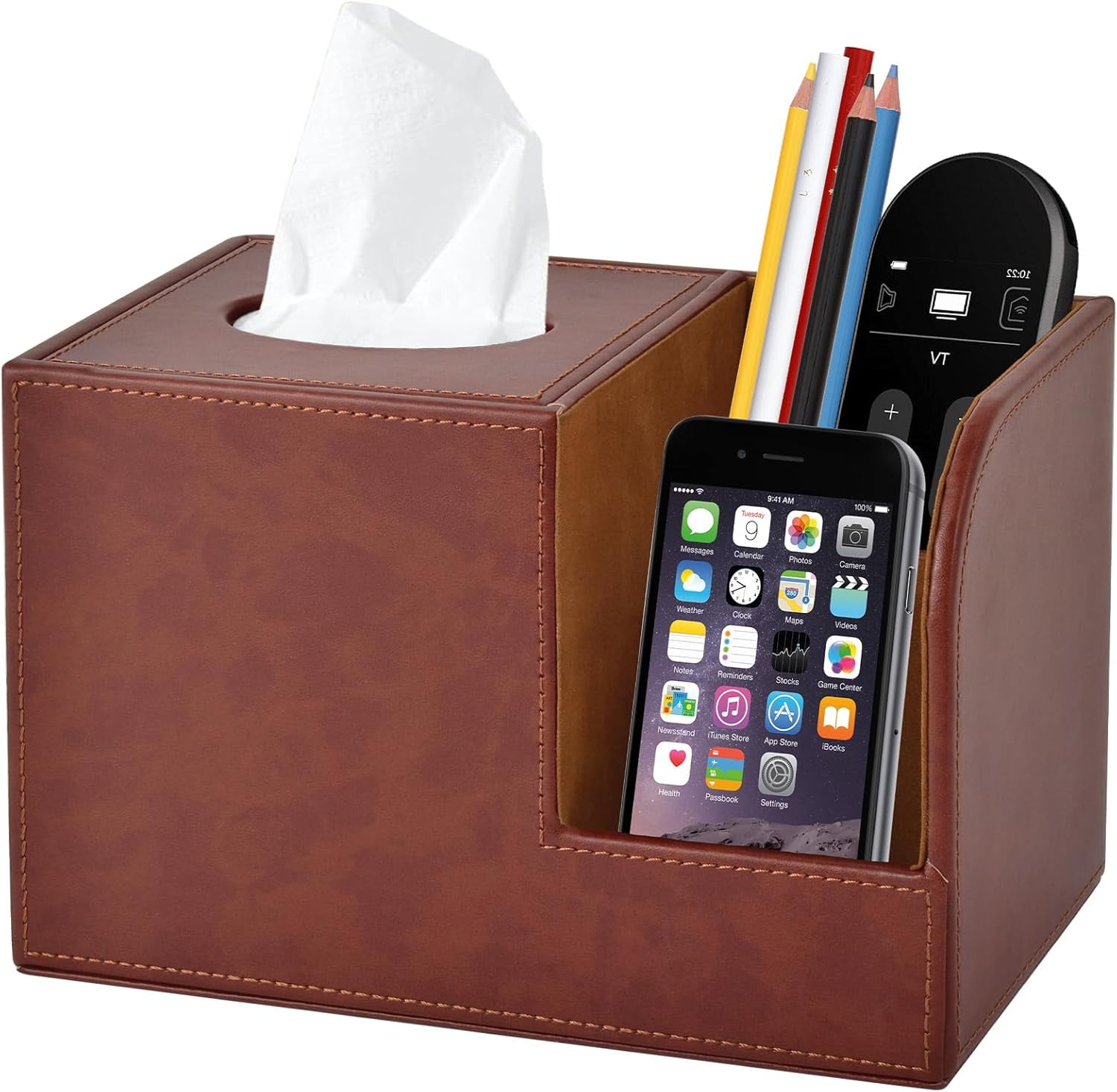 Storage Tissue Square Tissue Box Cover,Multifunctional Tissue Box Holder,Tissue Box ...