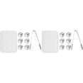 thumbnail image 1 of Square Tool 12 pcs Soda and Cooling Blocks Cubes Tong Rocks Wine Cubs for Chilling Whiskey Practical Stones Drinks Refreezable Storage Cooler Case Home Smooth Simple Beverage Ice Wine Cooler, 1 of 5
