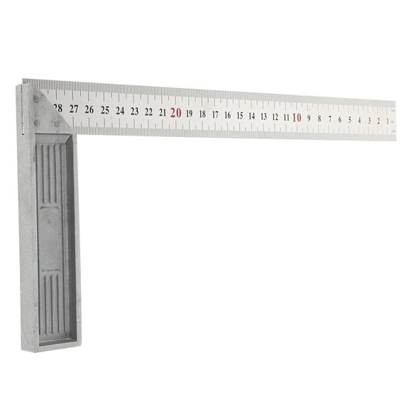 Square Tool Carpentry Marking Ruler Machinist Ruler Metal Measuring Ruler Metal Woodworking Ruler