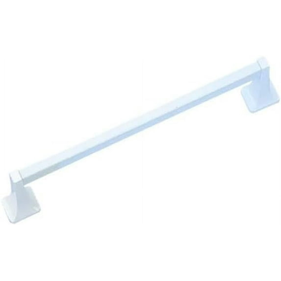 Square Towel Bar, 18-Inch, White