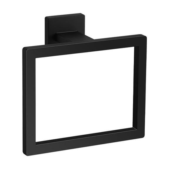 Square Towel Ring Stainless Steel Wall Mounted Modern for Bathroom Kitchen Restroom