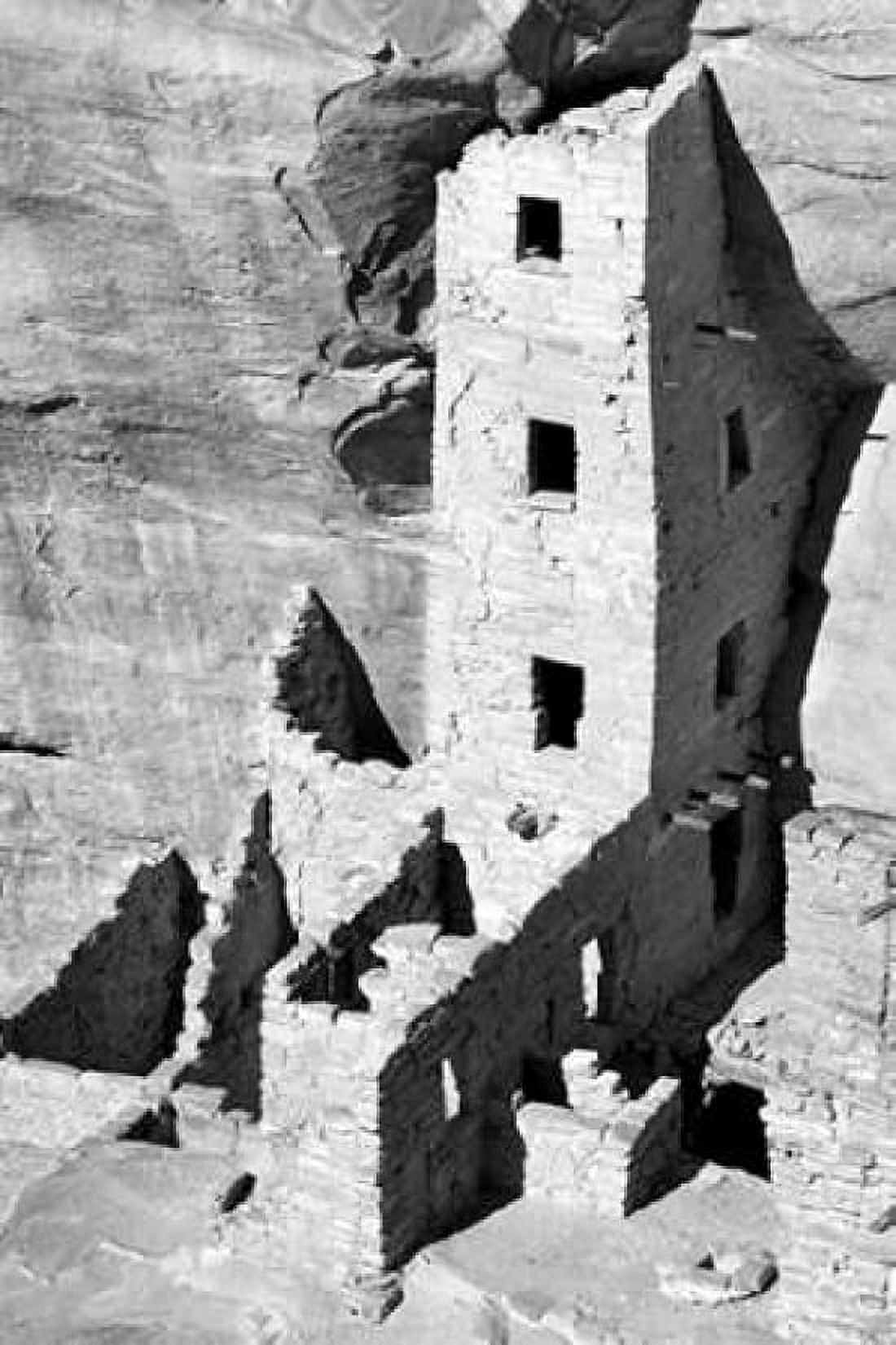 Square Tower House BW Canvas Art - Douglas Taylor (24 x 36)