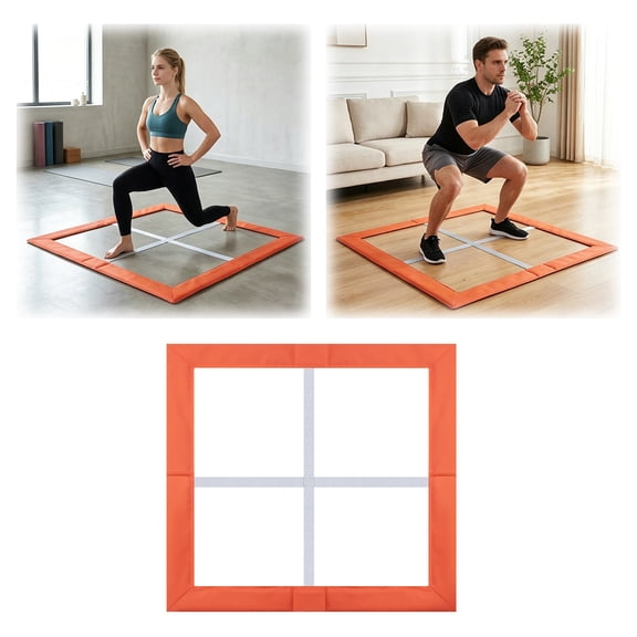 Square Training Equipment Folding Flexibility Agility Ladder Trainer Equipment Speed Training Fitness Ladder For Outdoor, Indoor, Gym, Park Home For Women Men