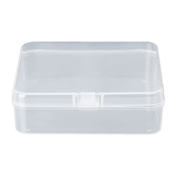 Square Transparent Plastic Jewelry Storage Boxes Beads Crafts for Case Container