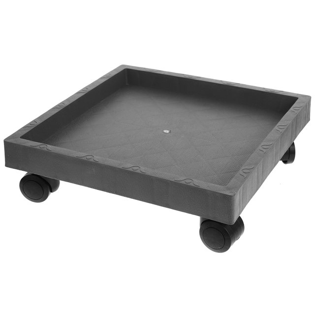Square Tray Planter Caster Flower Pot Stand Easy Moving Pots Dolly Cart