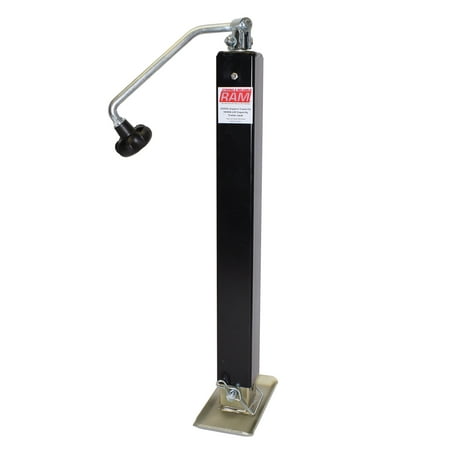 Square Tube Topwind Trailer Jack - 5,000 lb Rating