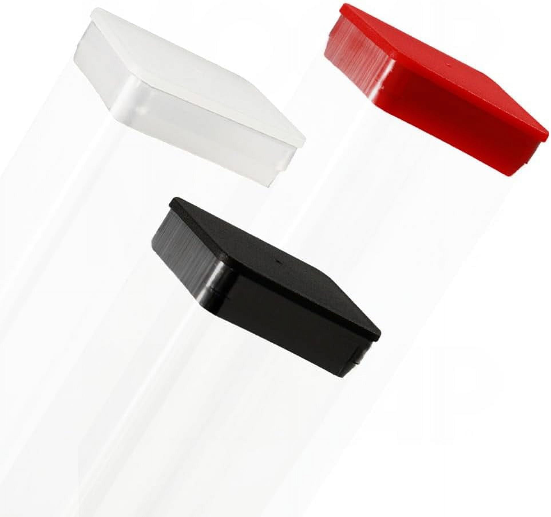 Square Tubes 2" Clear Square Tube Length 48" MOCAP PST01021 (Qty8