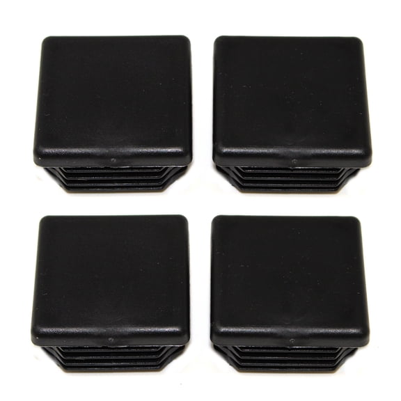 Square Tubing Caps 2" Square Tubing Heavy Duty Plastic Plug Cap Insert 2x2 10-14 Tube Pipe Post - 4