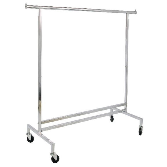 Square Tubing Single Hangrail Rolling Rack