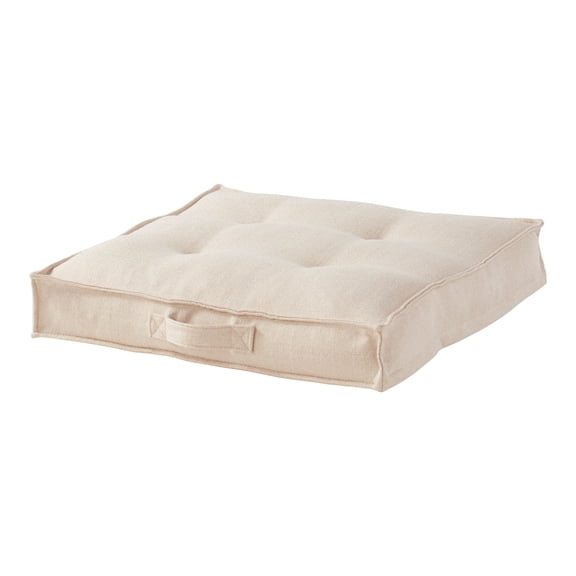 Square Tufted Floor Pillow - Cream - Medium (32 in.)