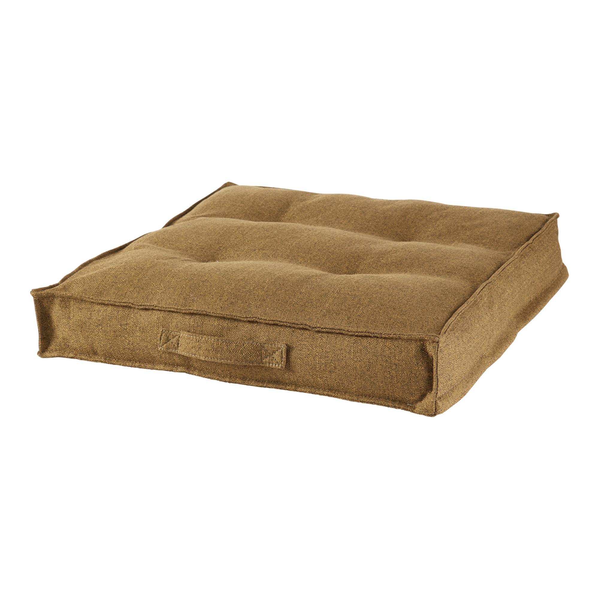 Greendale 24" Square Tufted Polyester Floor Pillow