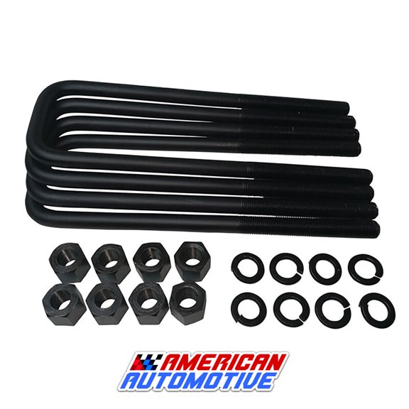 Square U Bolts 12.5" Extra Long Certified OEM Material Set of 4 Made in USA