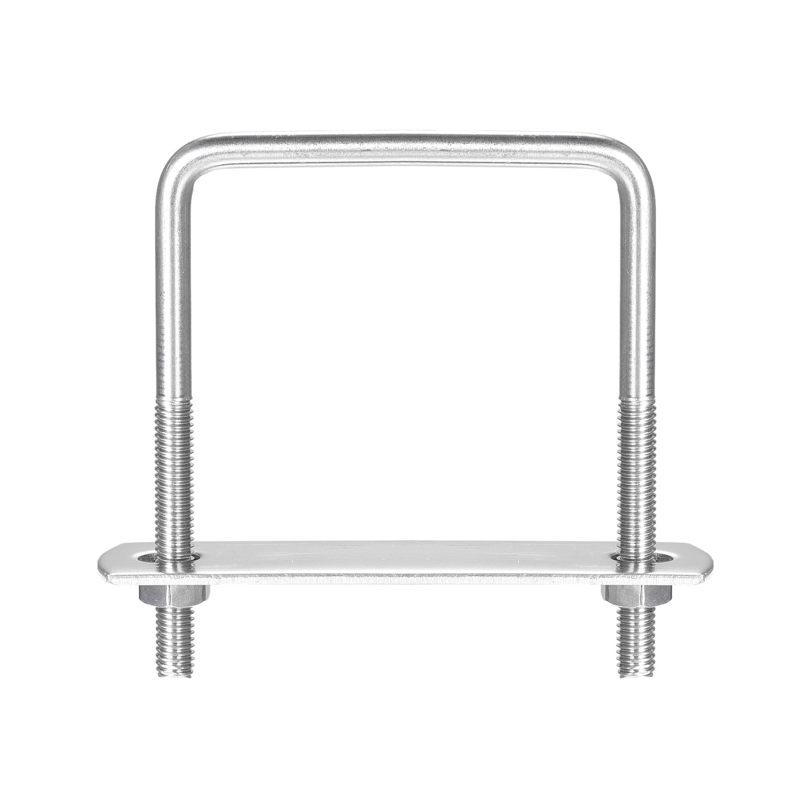 Square UBolts 2 Sets 62mm Inner Width 80mm Length M6 304 Stainless Steel U Clamp Bolt