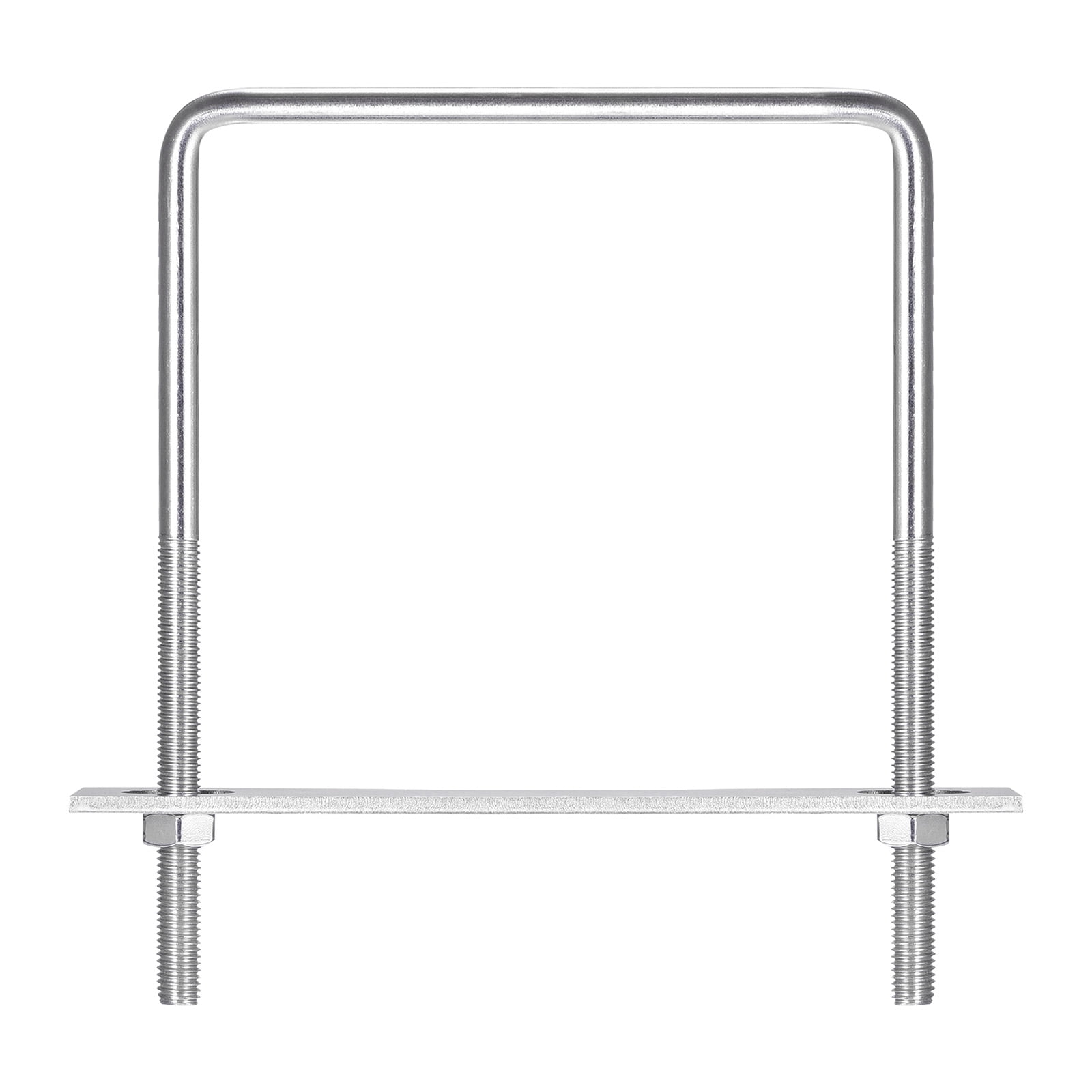 Square UBolts 3 Sets 152mm Inner Width 200mm Length M10 304 Stainless Steel with Nuts and